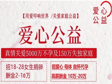 威海市捐卵助孕生子 爱心志愿者招募